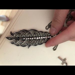 Feather necklace